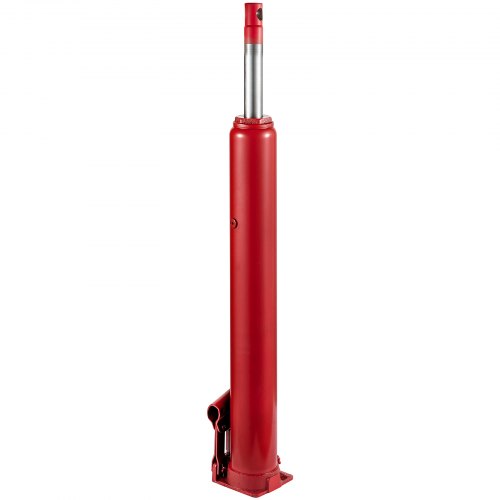 4Ton Hydraulic Long Ram Jack Manual SinglePump Cherry Picker With Flat Base 24437 Lift Range For En