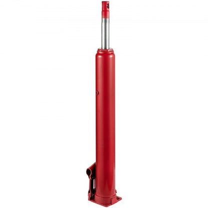 4Ton Hydraulic Long Ram Jack Manual SinglePump Cherry Picker With Flat Base 24437 Lift Range For En