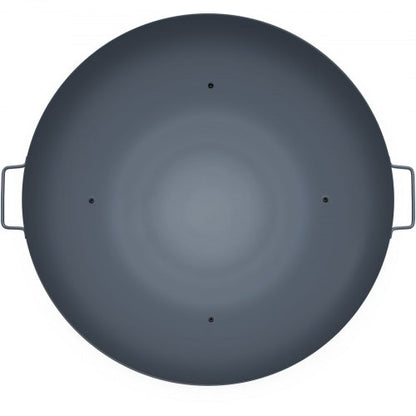 34Inch Carbon Steel Fire Bowl Wood Burning Outdoor Fire Pit For Patio Backyard  Camping With Drain  9