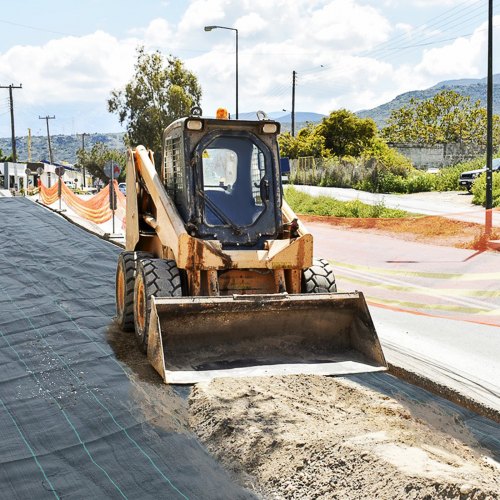 Heavy Duty Woven Geotextile Fabric, PP Driveway Fabric with Tensile Strength for Landscaping