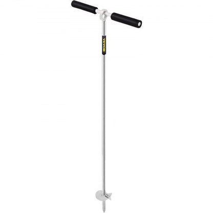 Stainless Steel Sand Anchor Auger, Removable Handle, Bungee Line & Carry Bag, Secure Jet Ski, Pontoon, PWC