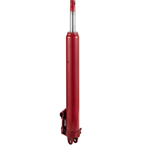 Hydraulic Long Ram Jack, Heavy-Duty Single Piston Pump with Clevis Base, Manual Cherry Picker Engine Lift Hoist