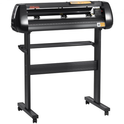 Upgraded Vinyl Cutter Machine, Paper Feed Cutting Plotter Bundle with Adjustable Force & Speed, Powerful Stepper Motors