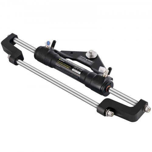 Hydraulic Boat Steering Kit with Helm Pump, Cylinder, Wheel & Hose, Durable Marine Steering System, Outboard Motorboats