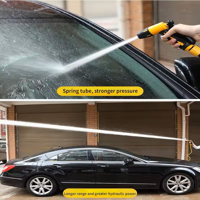 High Pressure Water Hose Set With Nozzle Extension Car Washing Tool 1