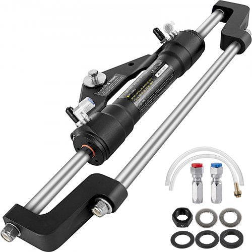 HC53583 Hydraulic Steering Cylinder 300HP  Front Mount Outboard Steering Pump For Marine Boats 1