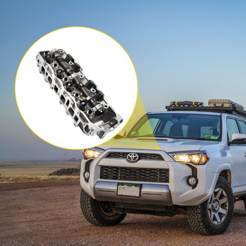 Toyota 22R 22RE 22RE 2.4L SOHC Cylinder Head, Fully Assembled Replacement for 1985-1995 Pickup, 4Runner & Celica