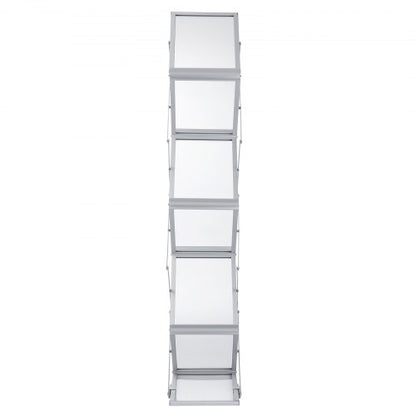 6Pocket Pop Up Aluminum Magazine Rack Lightweight Catalog Holder Stand WCarrying Bag For Trade Show 7
