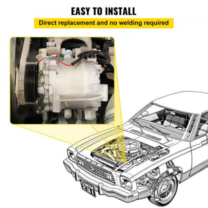 Honda Civic 18L 20062011 AC Compressor Clutch HighPerformance Aluminum Replacement For OEM Fit  Rap 6