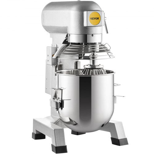15Qt Commercial Mixer 550W HeavyDuty Stand Mixer With Stainless Steel Bowl 3 Speeds 136221465 RPM 9