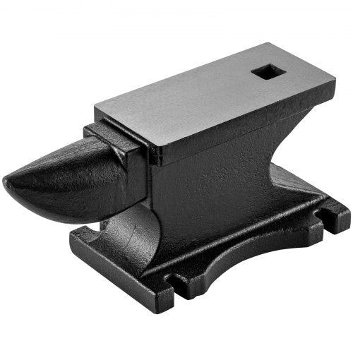 100 Lbs 45kg Single Horn Anvil 104 X 5 In Countertop  Stable Base High Hardness Rugged Round Horn A 1