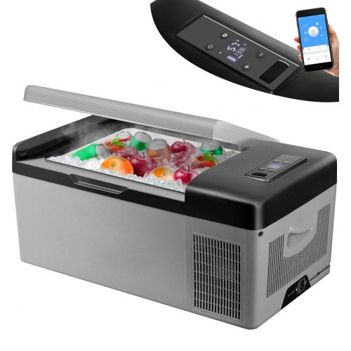 Portable Mini Car Fridge 12V24V DC  110240V AC Compressor Cooler W App Control 4 To 68 Range For Tr 1