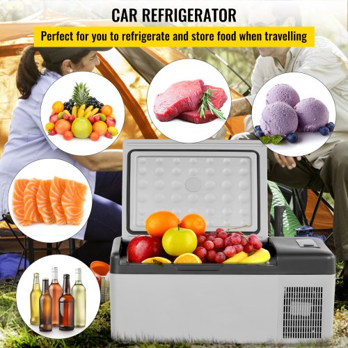Portable Mini Car Fridge 12V24V DC  110240V AC Compressor Cooler W App Control 4 To 68 Range For Tr 2