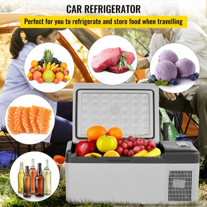 Portable Mini Car Fridge 12V24V DC  110240V AC Compressor Cooler W App Control 4 To 68 Range For Tr 2