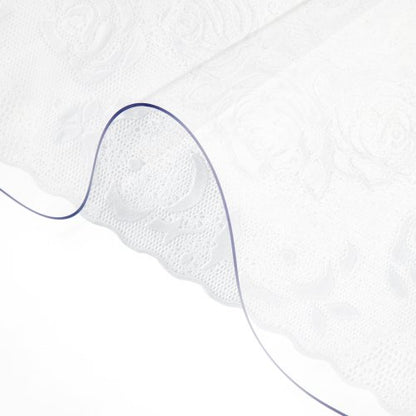 Thick Clear Table Protector, Plastic Table Cover, Waterproof Rectangle Desk Mat for Dining, Coffee Table, Office