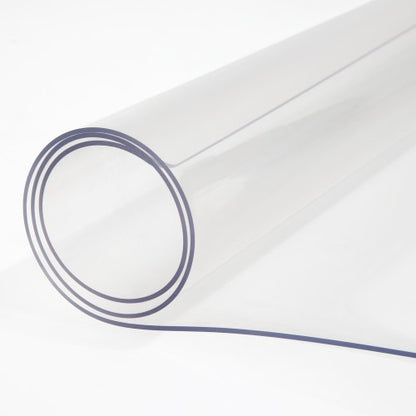 Thick Clear Table Protector, Plastic Table Cover, Waterproof Rectangle Desk Mat for Dining, Coffee Table, Office