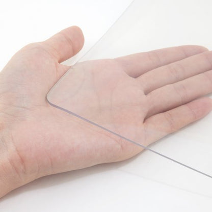 Thick Clear Table Protector, Plastic Table Cover, Waterproof Rectangle Desk Mat for Dining, Coffee Table, Office