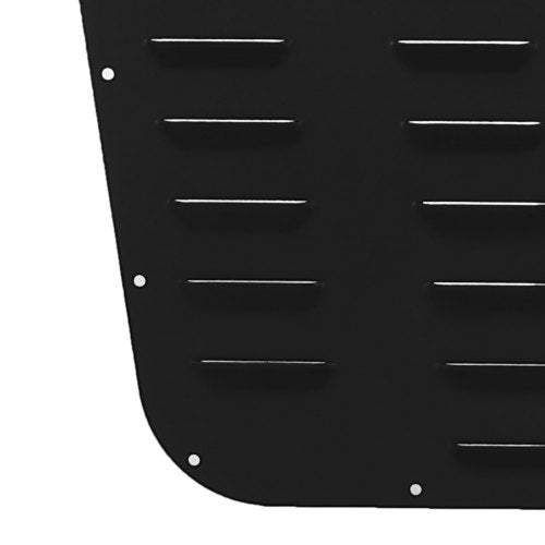 Heavy-Duty Vented Hood Louver Black Powdercoat for Jeep Wrangler JK, Engine Heat Reduction & Style Enhancement