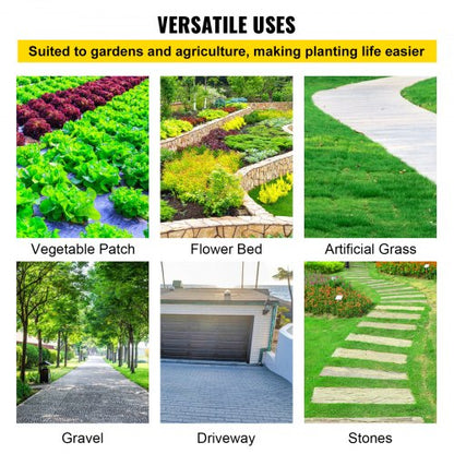 Weed Barrier Landscape Fabric, Oz Heavy Duty Woven Ground Cover, Durable PP Material, Single-Layer Design for Garden