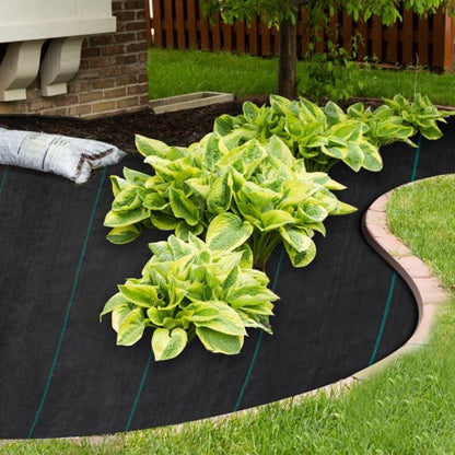 Weed Barrier Landscape Fabric, Oz Heavy Duty Woven Ground Cover, Durable PP Material, Single-Layer Design for Garden