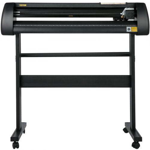 Paper Feed Cutting Plotter Vinyl Cutter Machine, Adjustable Force & Speed Vinyl Printer, LCD Control Panel, Windows Sign
