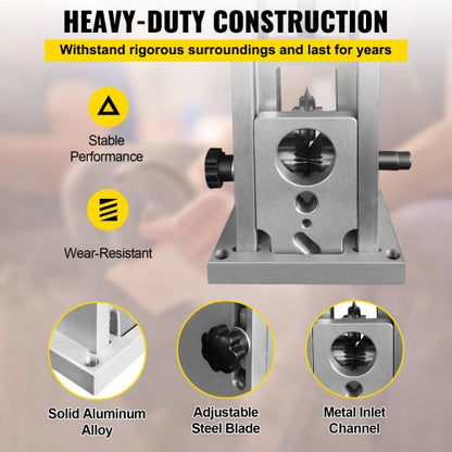 Manual Wire Stripping Machine, Drill-Powered Copper Stripper w/ Ultra-Durable Steel Blade, Portable Scrap Cable
