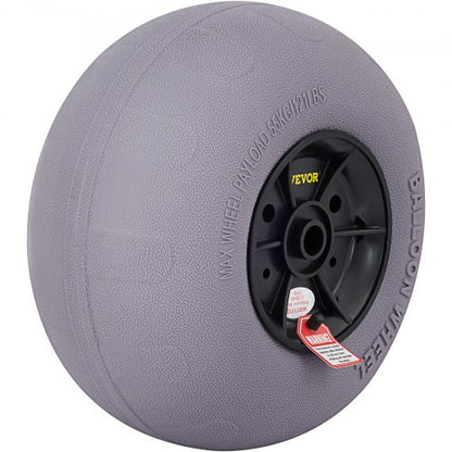 Beach Balloon Wheels, Heavy-Duty TPU Replacement Sand Tires for Kayak Dolly, Canoe Cart & Beach Buggy