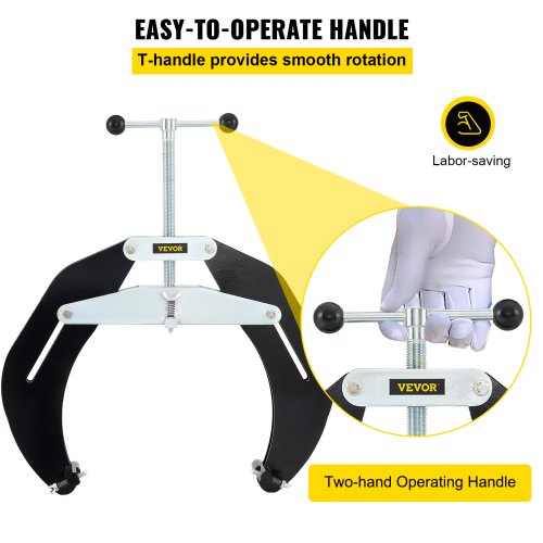 High Strength Pipe Clamp, Steel Pipe Alignment Tool with Quick Acting Screw, Ultra Clamp for Welding Fit Up, Lightweight