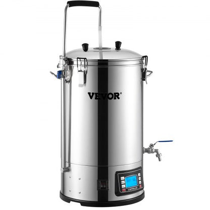 AllGrain Home Beer Brewing System 92 Gal35 L Brewing Pot WCirculating Pump LCD Control Panel AutoMa 7