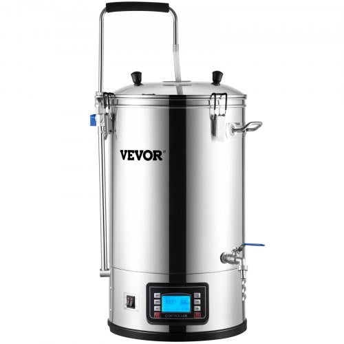 AllGrain Home Beer Brewing System 92 Gal35 L Brewing Pot WCirculating Pump LCD Control Panel AutoMa 8