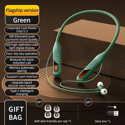 BT8 Wireless Bluetooth Earphones  Outdoor Sports Headset With Charging Bin Display  Touch Control 13