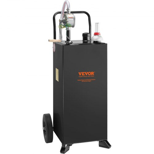 30Gallon Fuel Caddy Portable Fuel Storage Tank With Wheels  Manual Transfer Pump  GasolineDiesel Co 9
