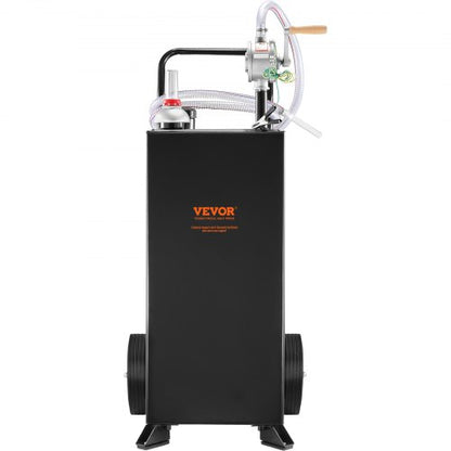30Gallon Fuel Caddy Portable Fuel Storage Tank With Wheels  Manual Transfer Pump  GasolineDiesel Co 10