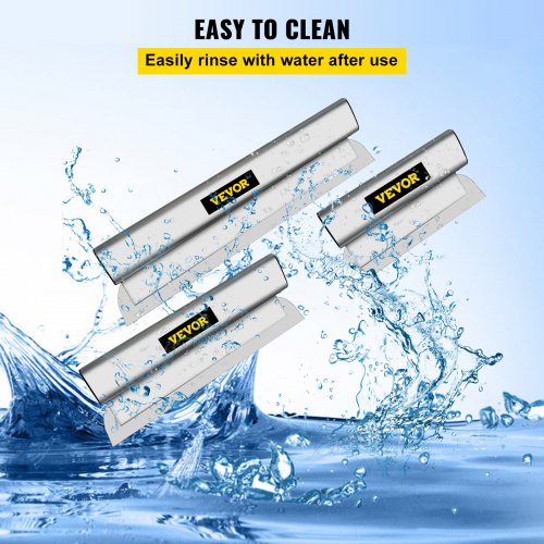 Drywall Skimming Blade Set 102432in Stainless Steel Putty Knife Combo With 3578 Extension Handle 5