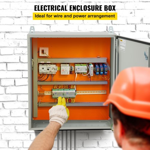 HeavyDuty NEMA 4 Junction Box ColdRolled Carbon Steel IP65 Waterproof Hinged Lockable Design With R 2