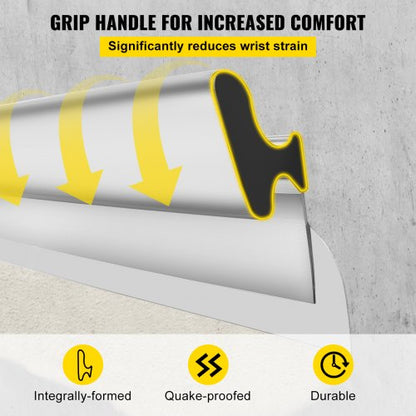 24 Inch Smoothing Knife European Stainless Steel Construction Drywall Skimming Blade With Aluminum  4