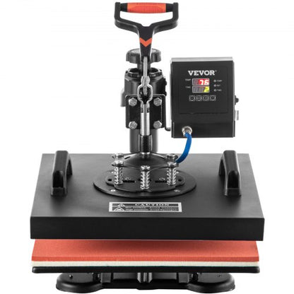 5 In 1 Heat Press 15 X 15 Digital Clamshell Sublimation Machine For DIY Mug Cap Plate  TShirt Trans 10