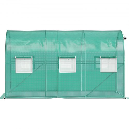 12x7x7 Ft WalkIn Tunnel Greenhouse Portable Plant Hot House With Galvanized Steel Frame Zippered Do 7