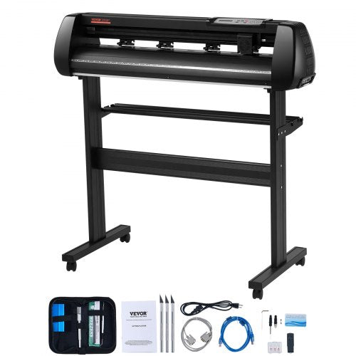 34 Bluetooth Vinyl Cutter Machine Professional Cutting Plotter With Steel Roller Shaft Sign Master  1