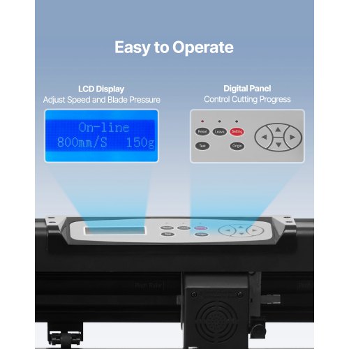 34 Bluetooth Vinyl Cutter Machine Professional Cutting Plotter With Steel Roller Shaft Sign Master  4