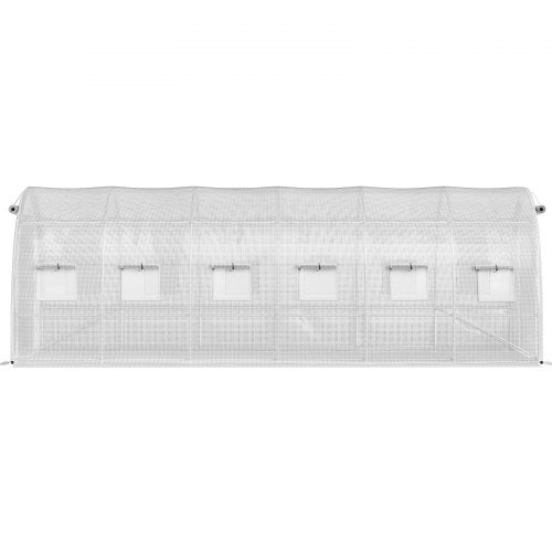 20x10x7 Ft WalkIn Tunnel Greenhouse Portable Plant Hot House With Galvanized Steel Hoops 3 Top Beam 8