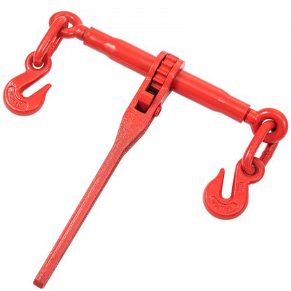 516 Grade 80 Chain Binder Set 6600LBS Capacity Tie Down Kit With 21 Chains  Grab Hooks  Ideal For T 7