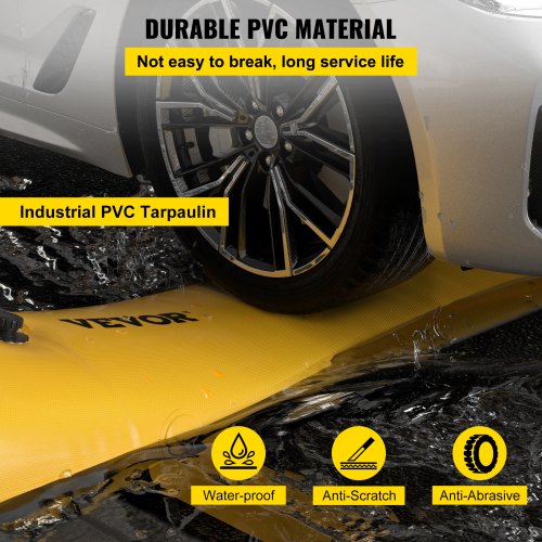 12 Ft Length X 12 In Height Sandbag Alternative Reusable PVC Water Barrier For Flooding Great Water 5