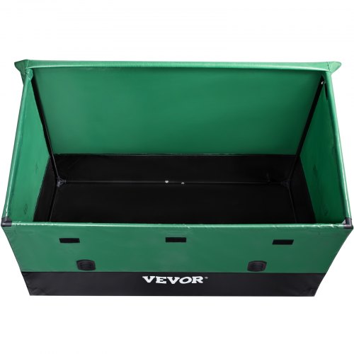 150 Gallon Waterproof Deck Box, Outdoor Storage Box with PE Tarpaulin Cover, Heavy-Duty Patio Storage for Cushions