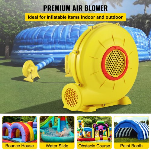 450W 06HP Inflatable Blower Powerful  Portable Bounce House Blower For Bouncy Castles  Jump Slides 2