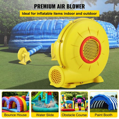 450W 06HP Inflatable Blower Powerful  Portable Bounce House Blower For Bouncy Castles  Jump Slides 2