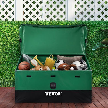 HeavyDuty Patio Deck Box 100 Gallon Waterproof Outdoor Storage Box With PE Tarpaulin  Ventilated De 6