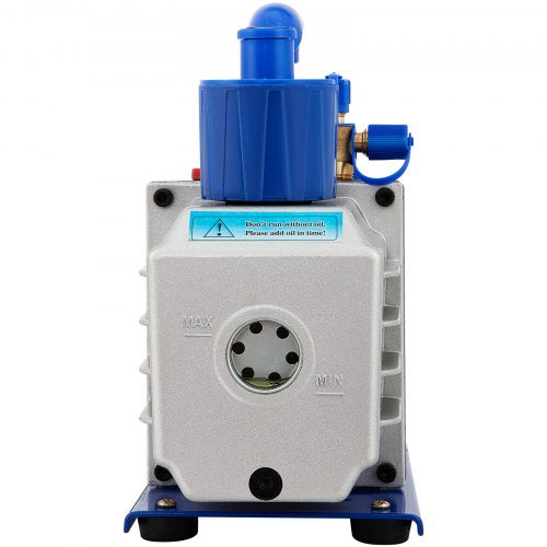 5 CFM 13 HP Single Stage Rotary Vane Vacuum Pump  5 Gallon Chamber Kit HeavyDuty 110V HVAC Air Tool 8