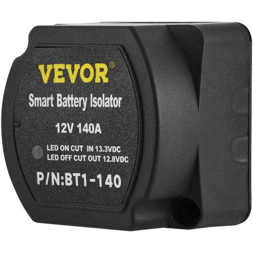 12V 140AMP Automatic Dual Battery Isolator Kit With 6mtr Cables Voltage Sense Relay VSR For RV Mari 7