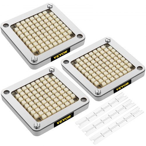 3 PCS 38 French Fry Cutter Blades With 6 Extra Knives Stainless Steel Replacement Dicer Parts 1